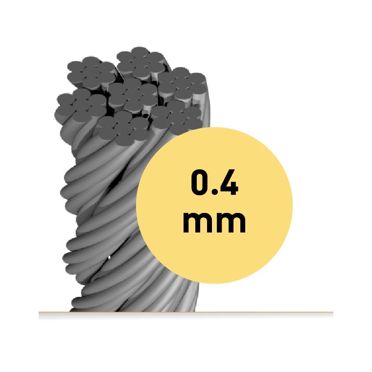 เคเบิลสลิง 0.4 mm