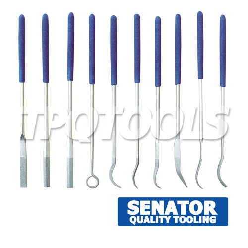 Green Stuff World 5-Piece Diamond Needle File Set – 140mm With Pouch – For Wargames & Hobby