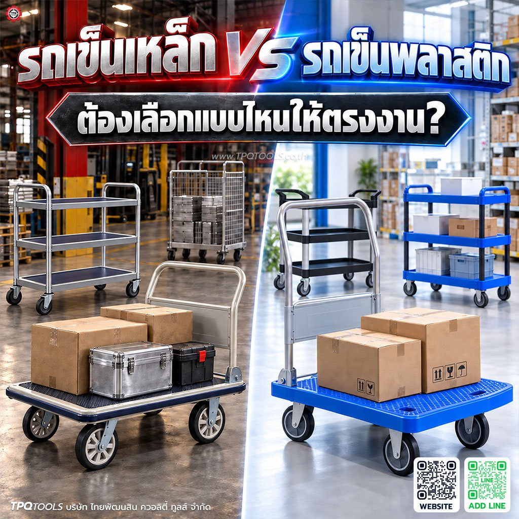 TPQTOOLS บริษัท ไทยพัฒนสิน ควอลิตี้ ทูลส์ จำกัด ตัวแทนจำหน่าย JUMBO, SANKI, HEAVY, OKURA, STANLEY รถเข็นอุตสาหกรรม รถเข็นของ รถเข็นเหล็ก รถเข็นพื้นเรียบ รถเข็น 2 ล้อ รถเข็นพับได้ รถเข็นงานหนัก รถเข็นอเนกประสงค์