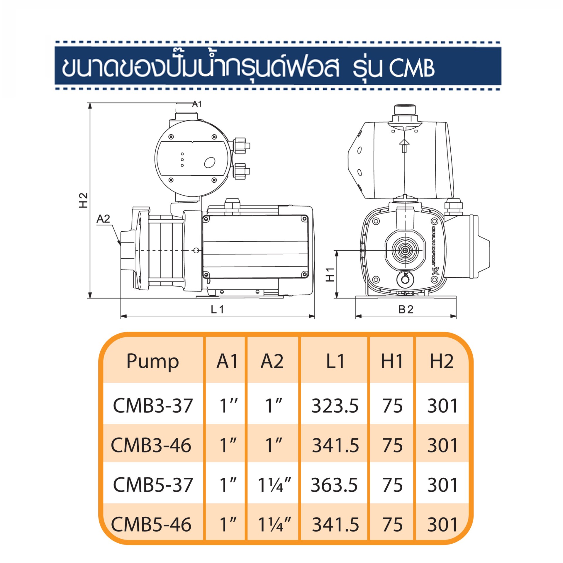GRUNDFOS CMB5-46PM1