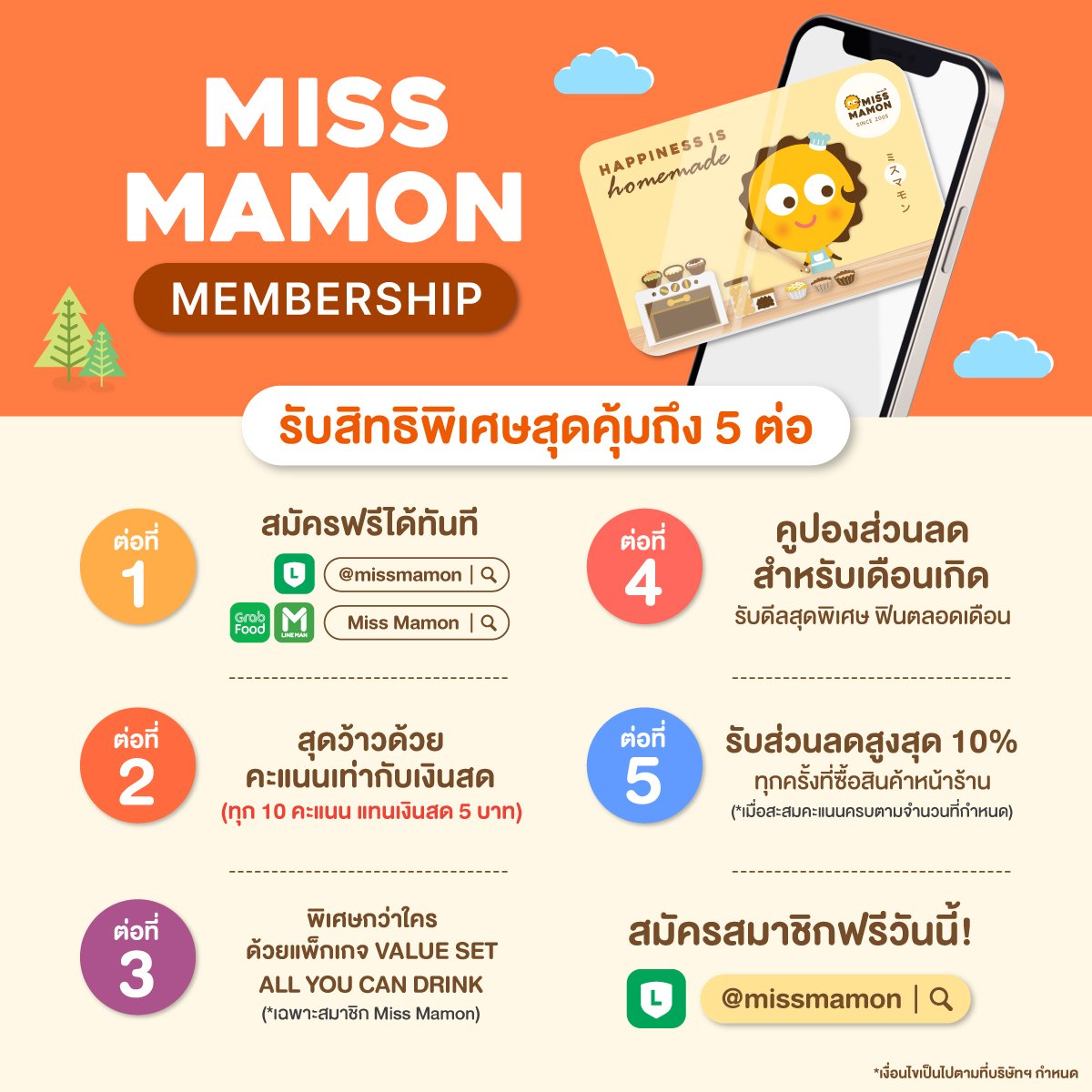 Miss Mamon Membership สมัครฟรี รับสิทธิพิเศษถึง 5 ต่อ !!  Miss Mamon Membership สมัครฟรี รับสิทธิพิเศษถึง 5 ต่อ !!
