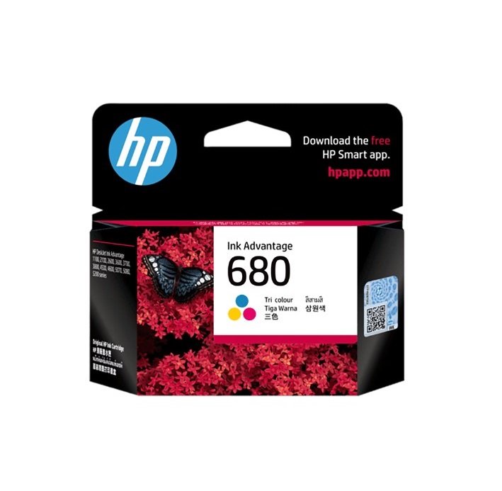 HP 680 F6V26AA Tri-Color ตลับหมึกอิงค์เจ็ท 3 สี