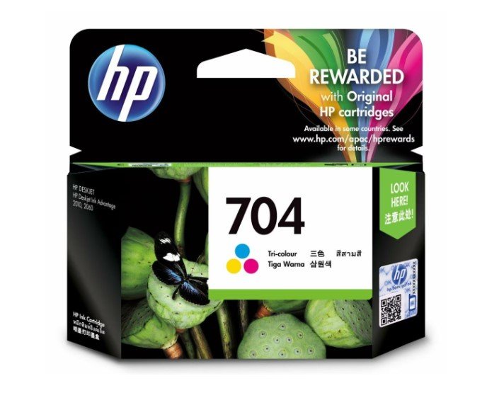 HP 704 CN693A Tri-Color ตลับหมึกอิงค์เจ็ท 3 สี