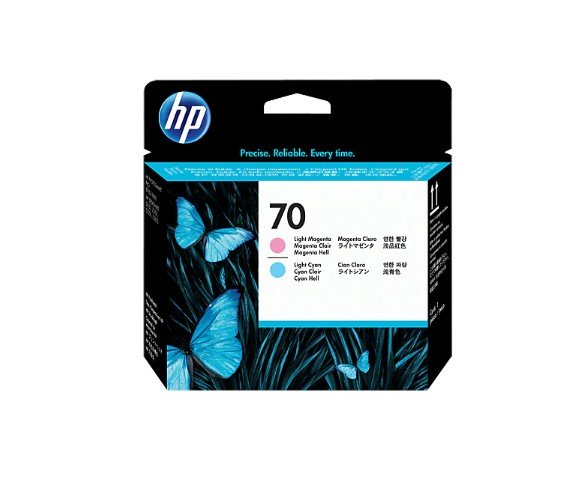 HP 70 C9405A Light Magenta and Light Cyan Print head