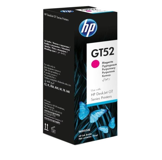 HP GT52 70-ml Magenta Original Ink Bottle - (M0H55AA) สีม่วงแดง