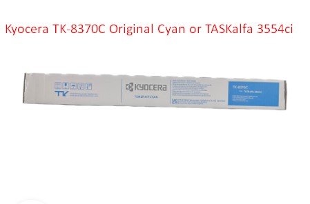TK-8370C Kyocera for TASKalfa 3554ci / Cyan  ปริมาณการพิมพ์ : 20,000 แผ่น/ตลับ