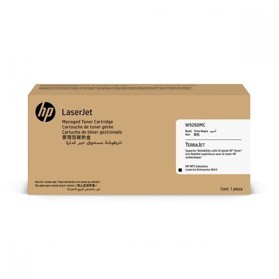 HP W9260MC Black Managed Original LaserJet Toner Cartridge หมึกพิมพ์เลเซอร์เอชพี รับประกันศูนย์บริการของแท้แน่นอน