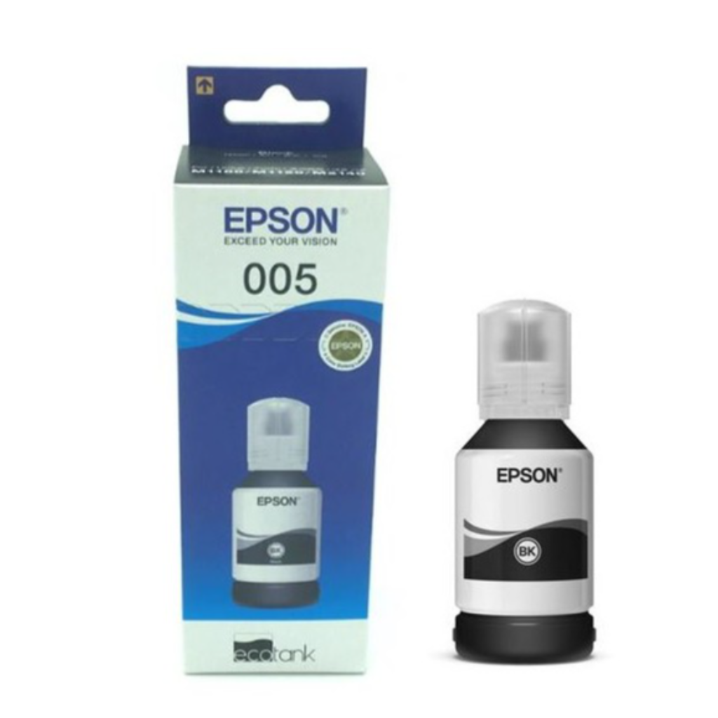 Epson T03Q100 (005) Black น้ำหมึกเติมแบบขวด สีดำ ของแท้ (120 ml.) ประกันศูนย์