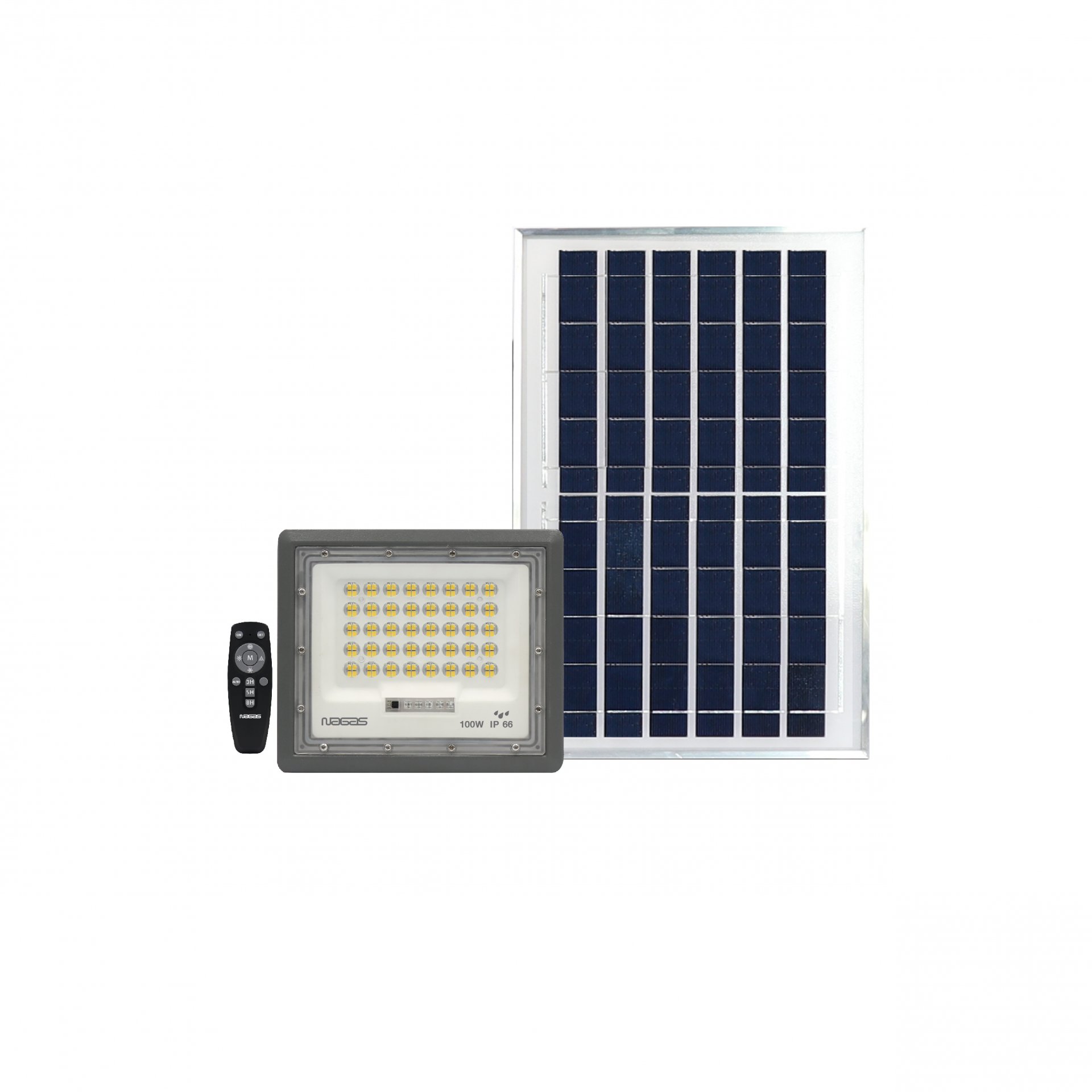 สปอตไลท์โซล่าเซลล์ Solar Bright 100 Watt IP66