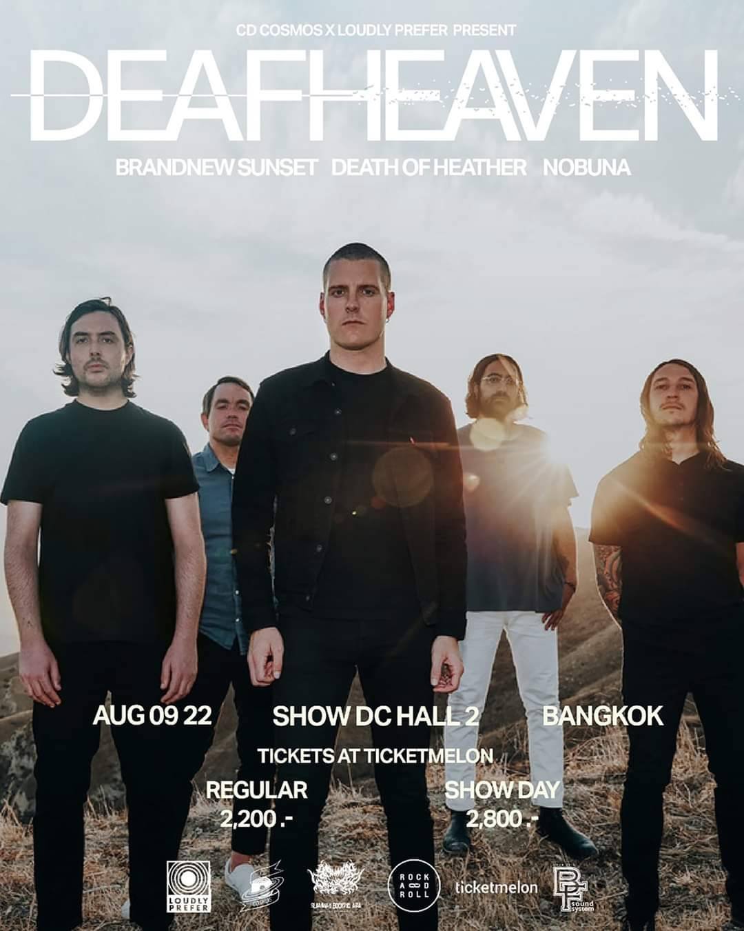 DEAFHEAVEN พร้อมเปิดปรากฏการณ์ร็อกจัดหนักหนึ่งเดียวใน SEA กับ “DEAFHEAVEN Live In Bangkok” 