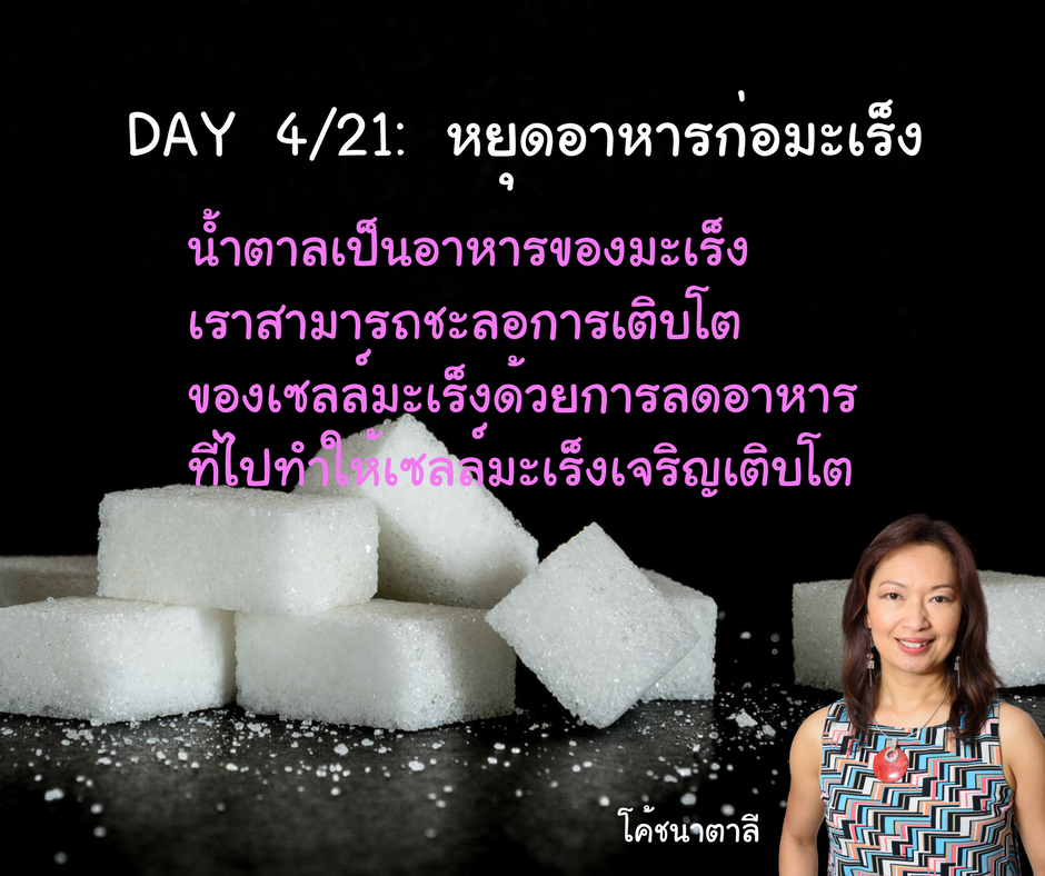 Day 4/21: หยุดอาหารก่อมะเร็ง Day 4/21: หยุดอาหารก่อมะเร็ง