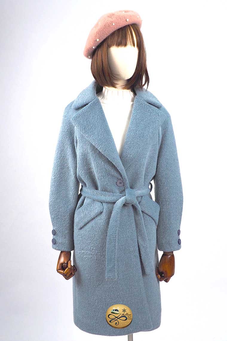 เช่าเสื้อโค้ทผู้หญิง รุ่น  Whispy Blue Straight Coat  902GCS241FAGYS1