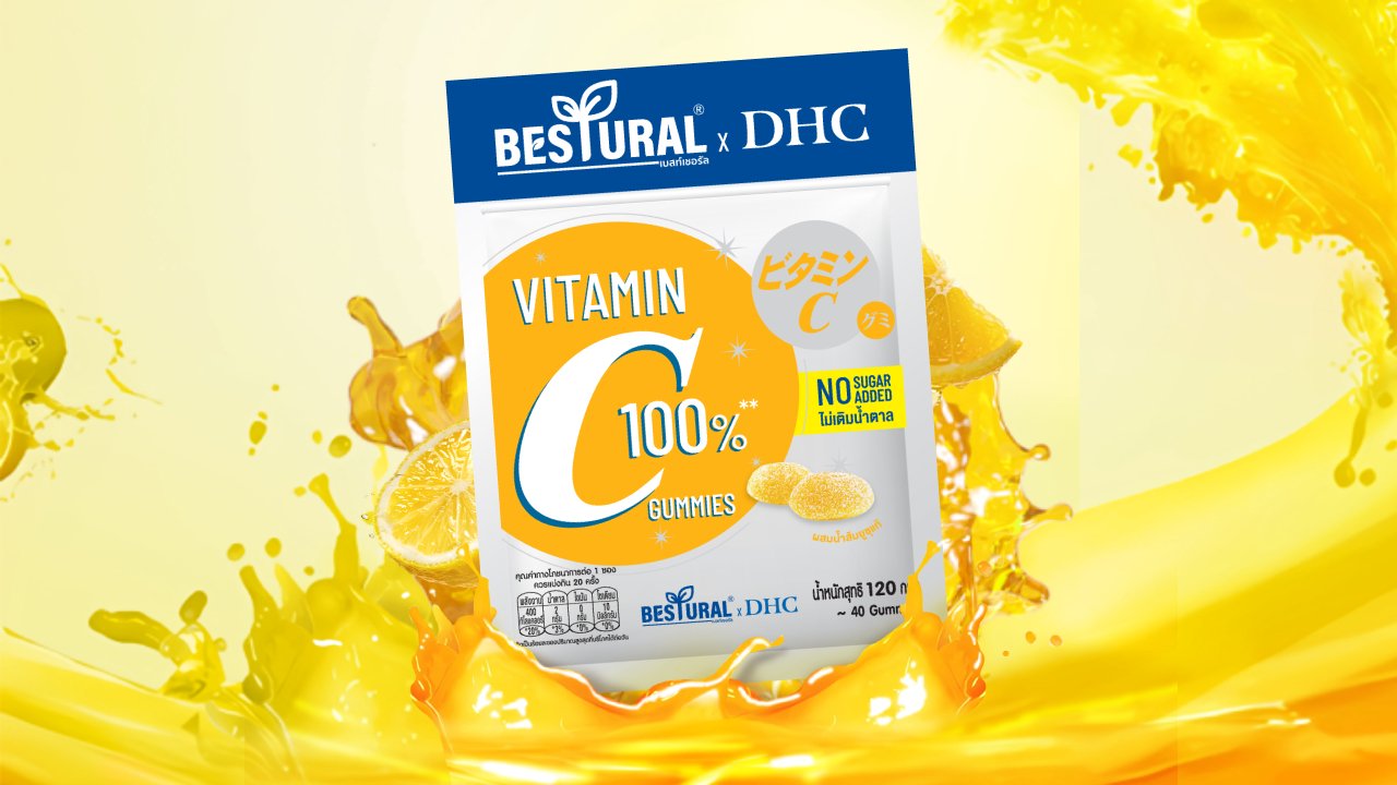 Bestural x DHC Vitamin C Gummies – Yuzu (No Sugar Added)