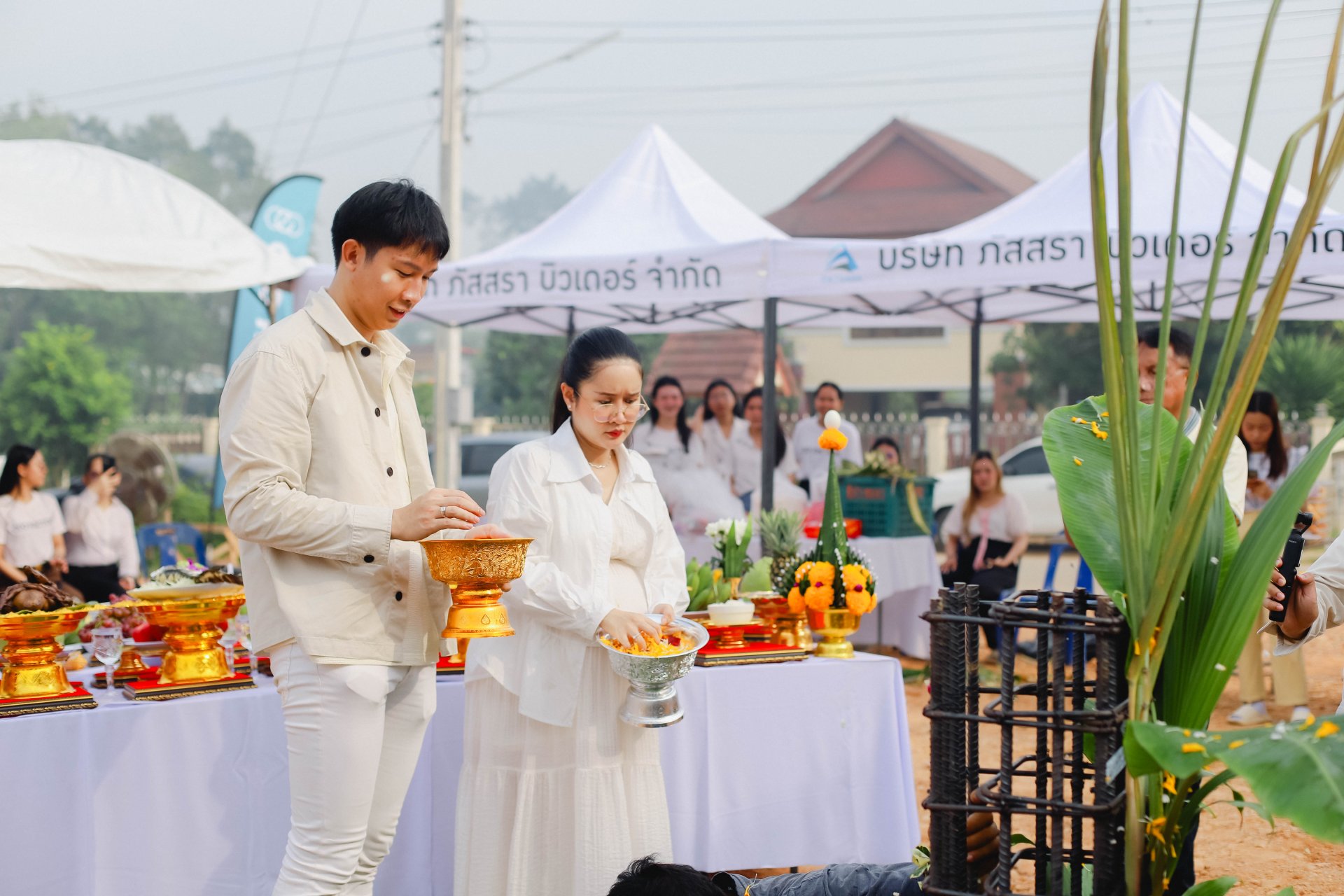 พิธีลงเสาเอกโกดังเก็บสินค้าของบริษัท CEO Factory (TH) พิธีลงเสาเอกโกดังเก็บสินค้าของบริษัท CEO Factory (TH)