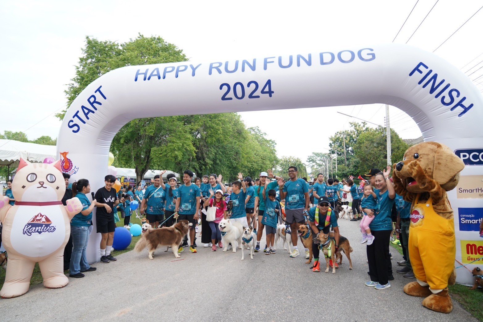 "CEO Factory Thailand สนับสนุนกิจกรรมการกุศลเพื่อสุนัขและแมวจรจัดในงาน Happy Run Fun Dog 2024"