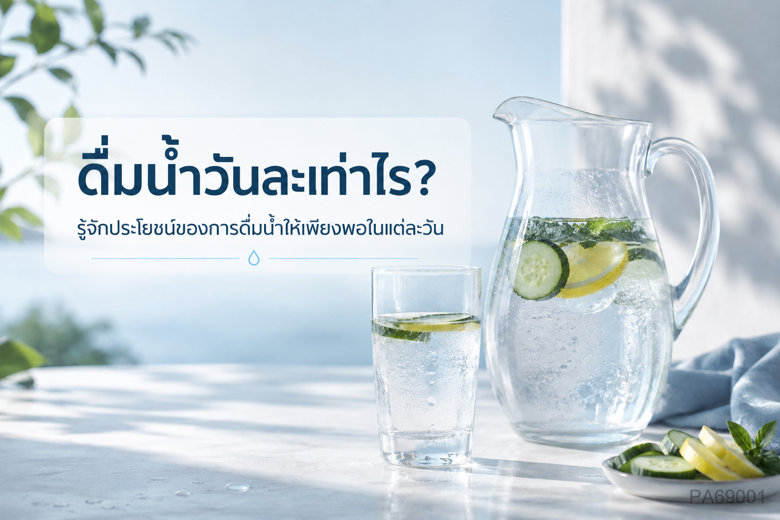 ควรดื่มน้ำวันละเท่าไร? 