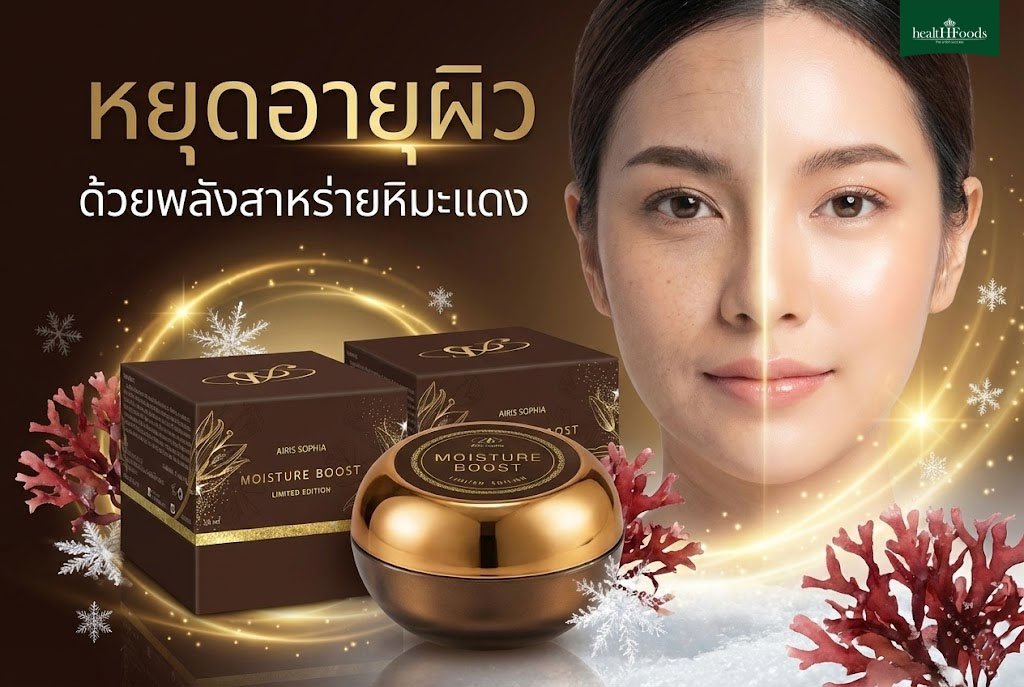 หยุดอายุผิว ด้วยพลังสาหร่ายหิมะแดง