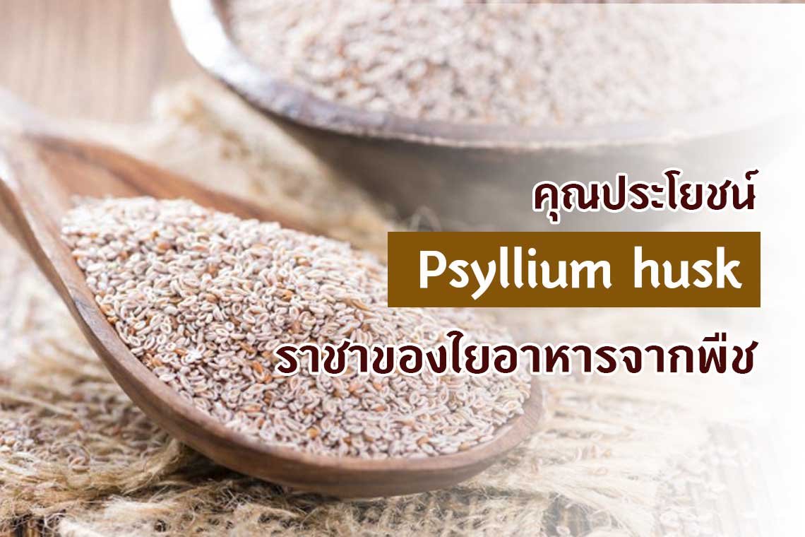 คุณประโยชน์ของ Psyllium Husk ราชาของใยอาหารจากพืช
