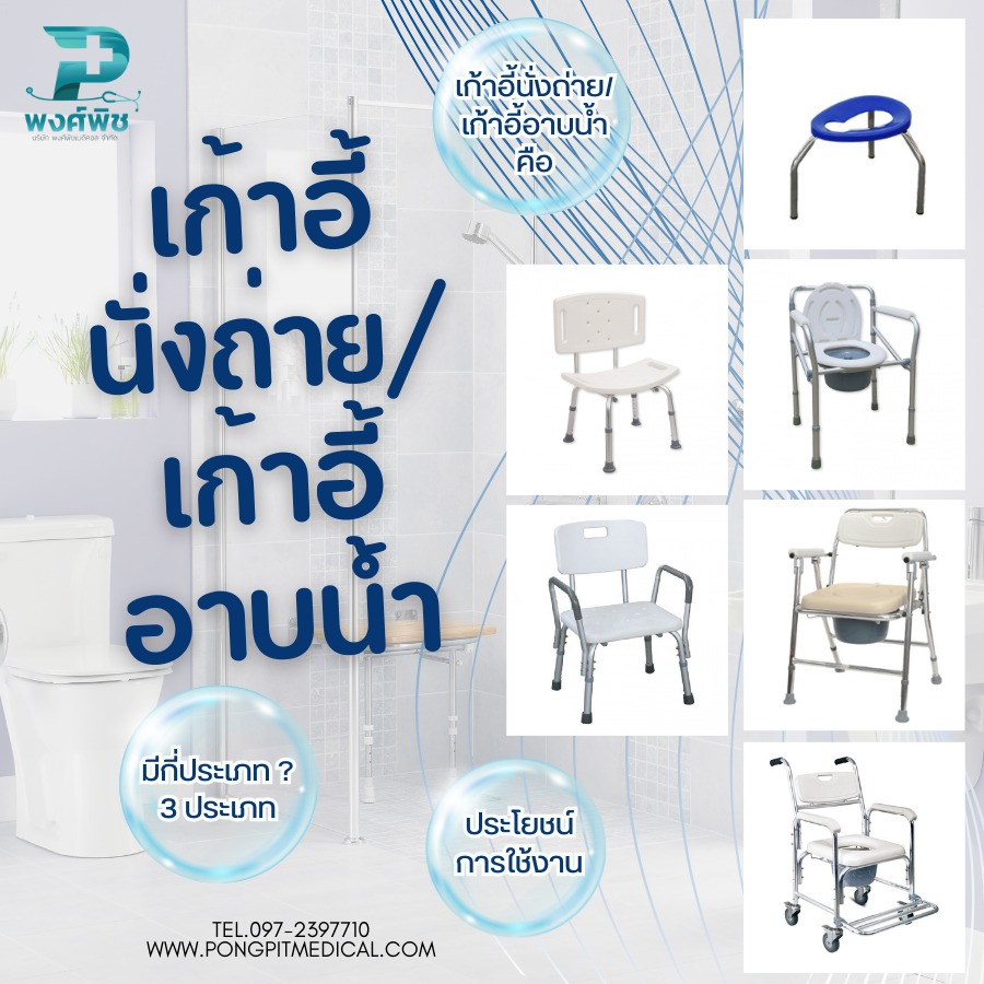 เก้าอี้นั่งถ่าย/เก้าอี้อาบน้ำคือ เก้าอี้นั่งถ่าย/เก้าอี้อาบน้ำคือ