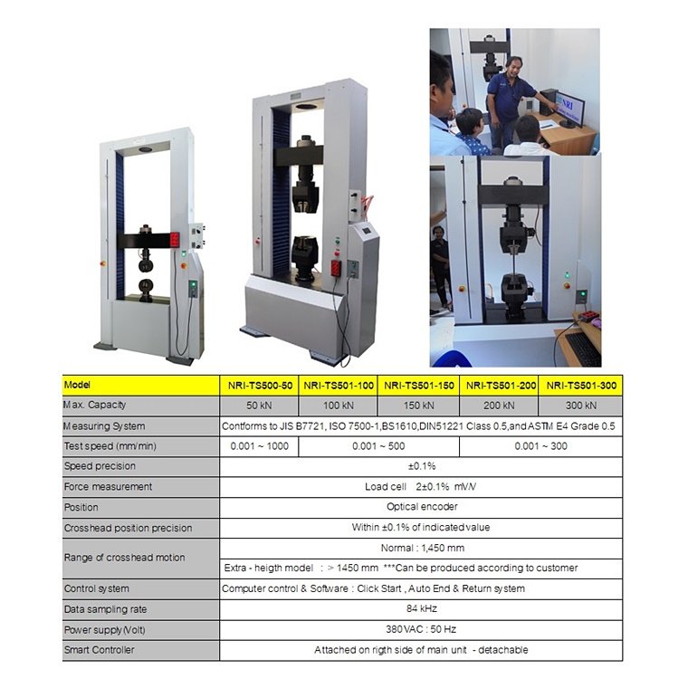 Double Column Universal Testing Systems for Medium-force.