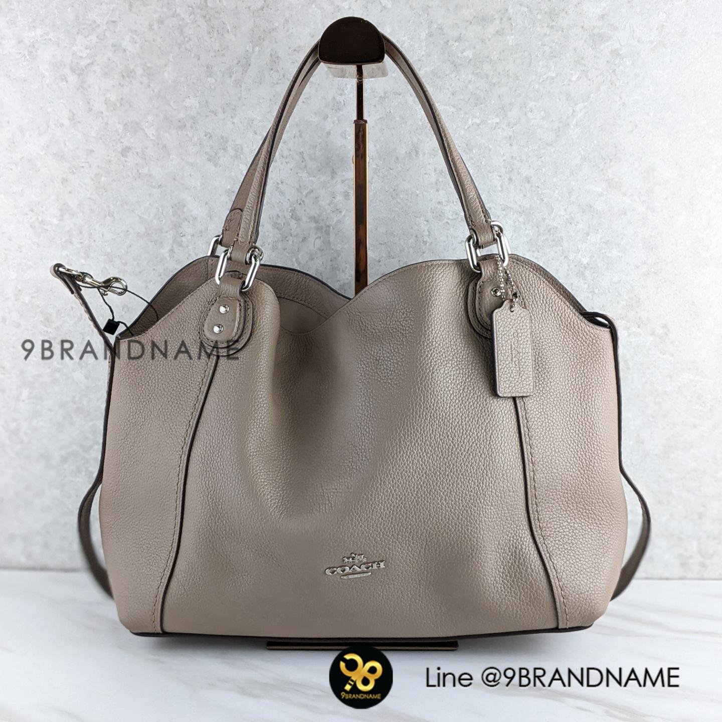 Coach edie hot sale 28 grey