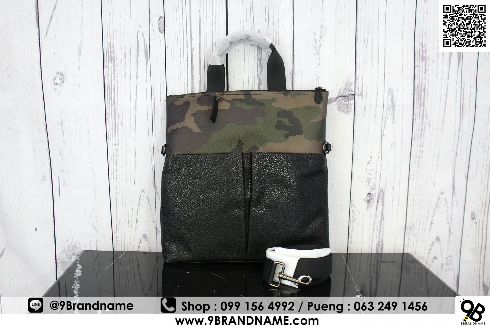 Coach mens foldover best sale tote