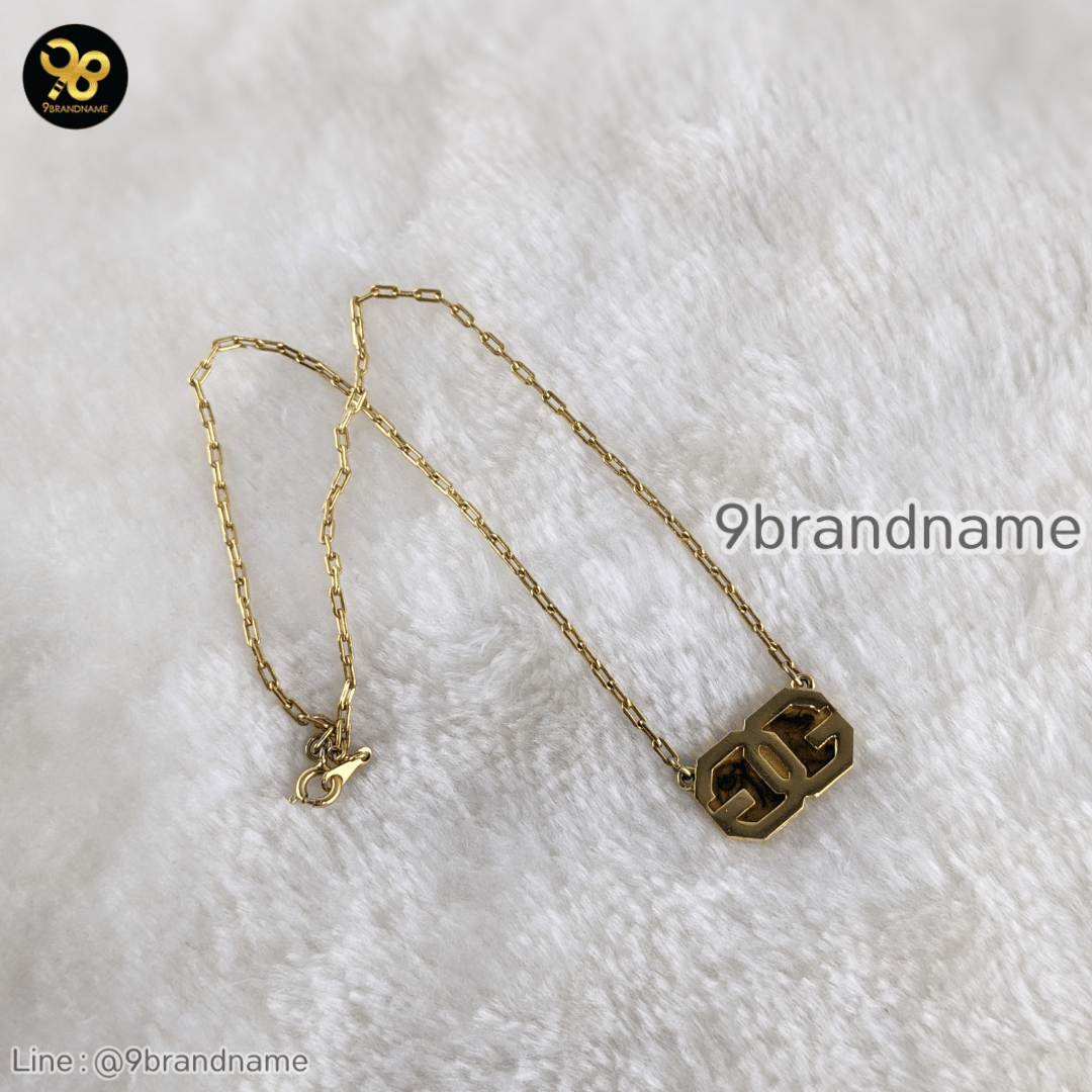 Givanchy Vintage givanchy 1977 double g gold plated necklace