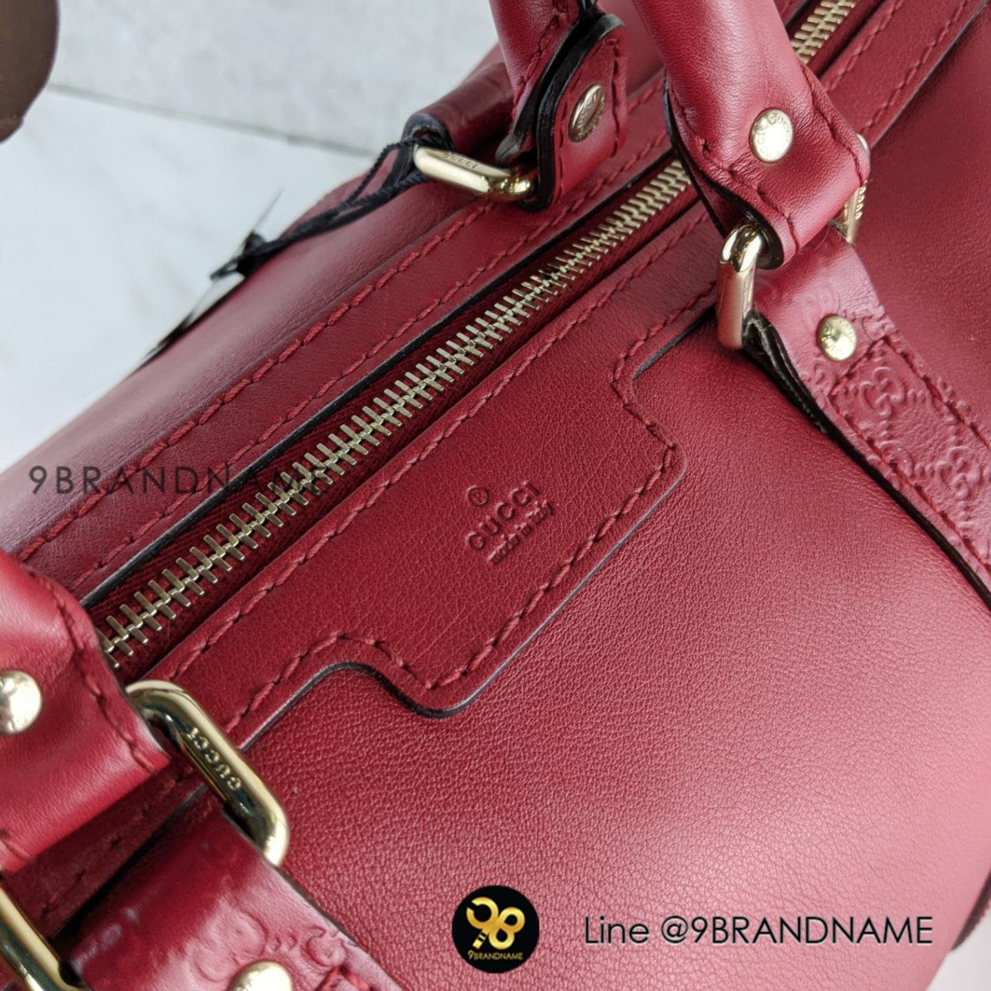 Gucci boston bag red online