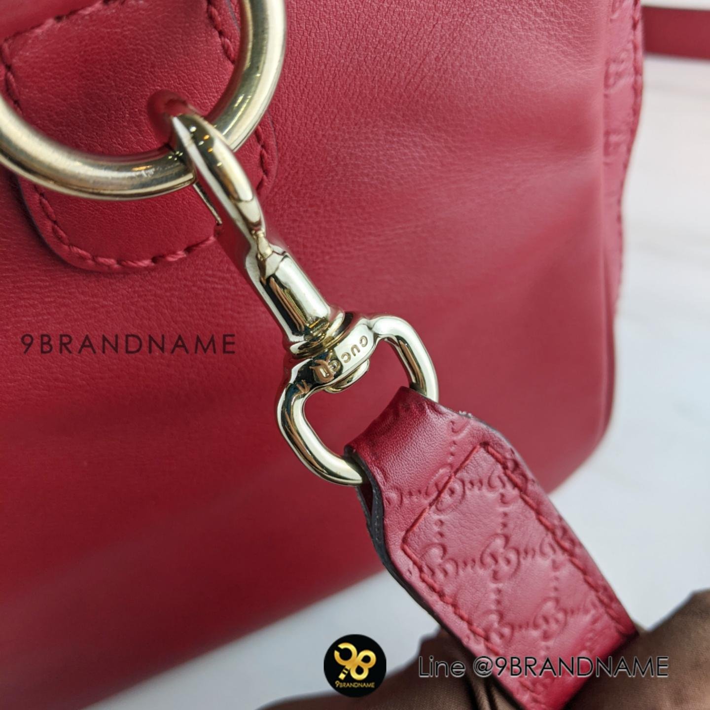 Gucci boston deals bag red