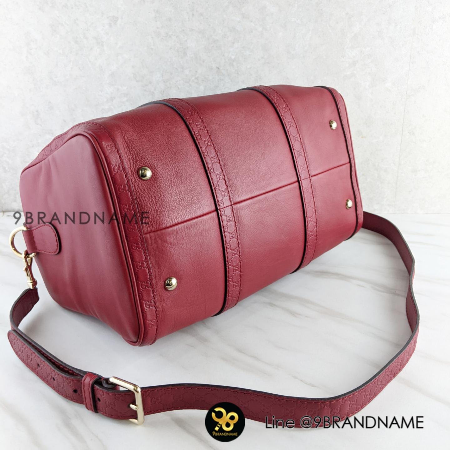 Gucci boston clearance bag red