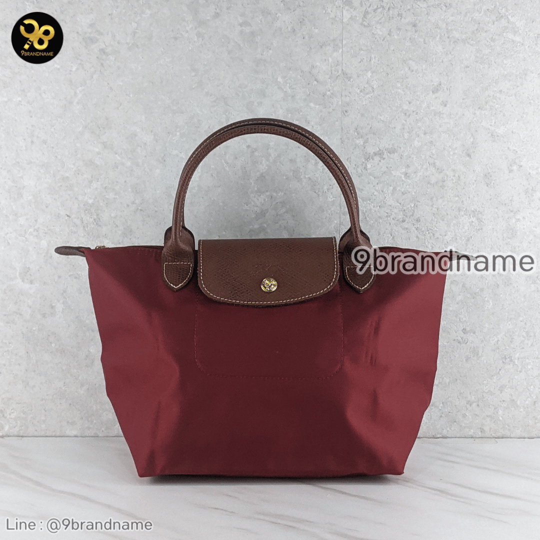 Long Champ Le Pliage Top Handle Bag S rouge