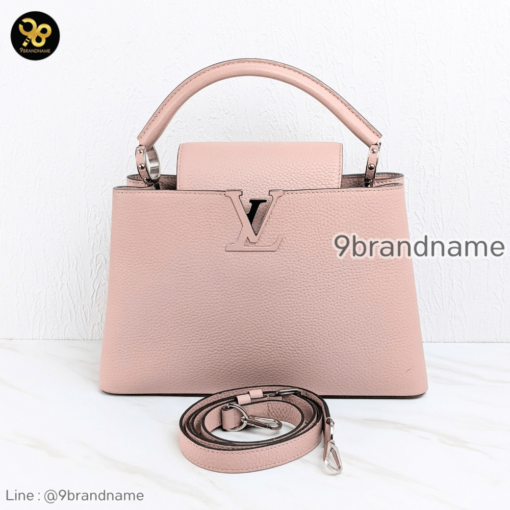 Louis Vuitton Capucines Leather ชมพู