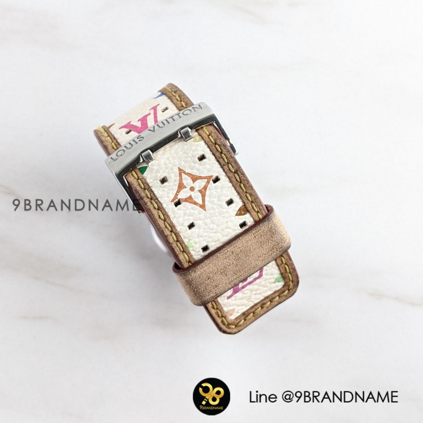 Louis Vuitton Q1211 Tambour Quartz Wristwatch Watch Multicolor Louis Vuitton Q1211 Tambour Monogram – Brand Name Gossip main image 3
