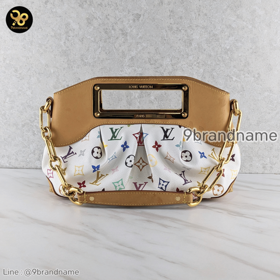 Louis Vuitton White Multicolore Monogram canvas Judy PM Bag