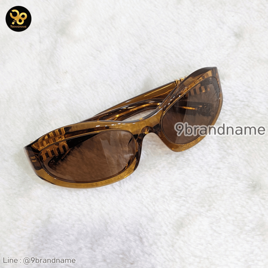 Miu Miu Glimpse MU 14ZSF 15T10I 61 - Caramel Transparent