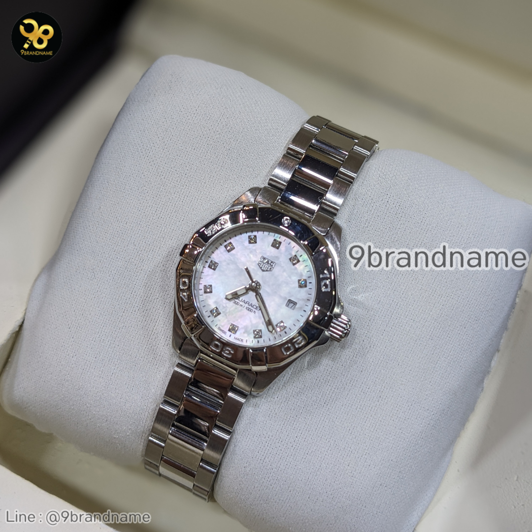 Tag Heuer Aquaracer White Pear Diamond Steel