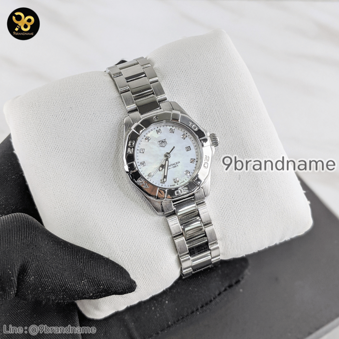 Tag Heuer Aquaracer White Pear Diamond Steel