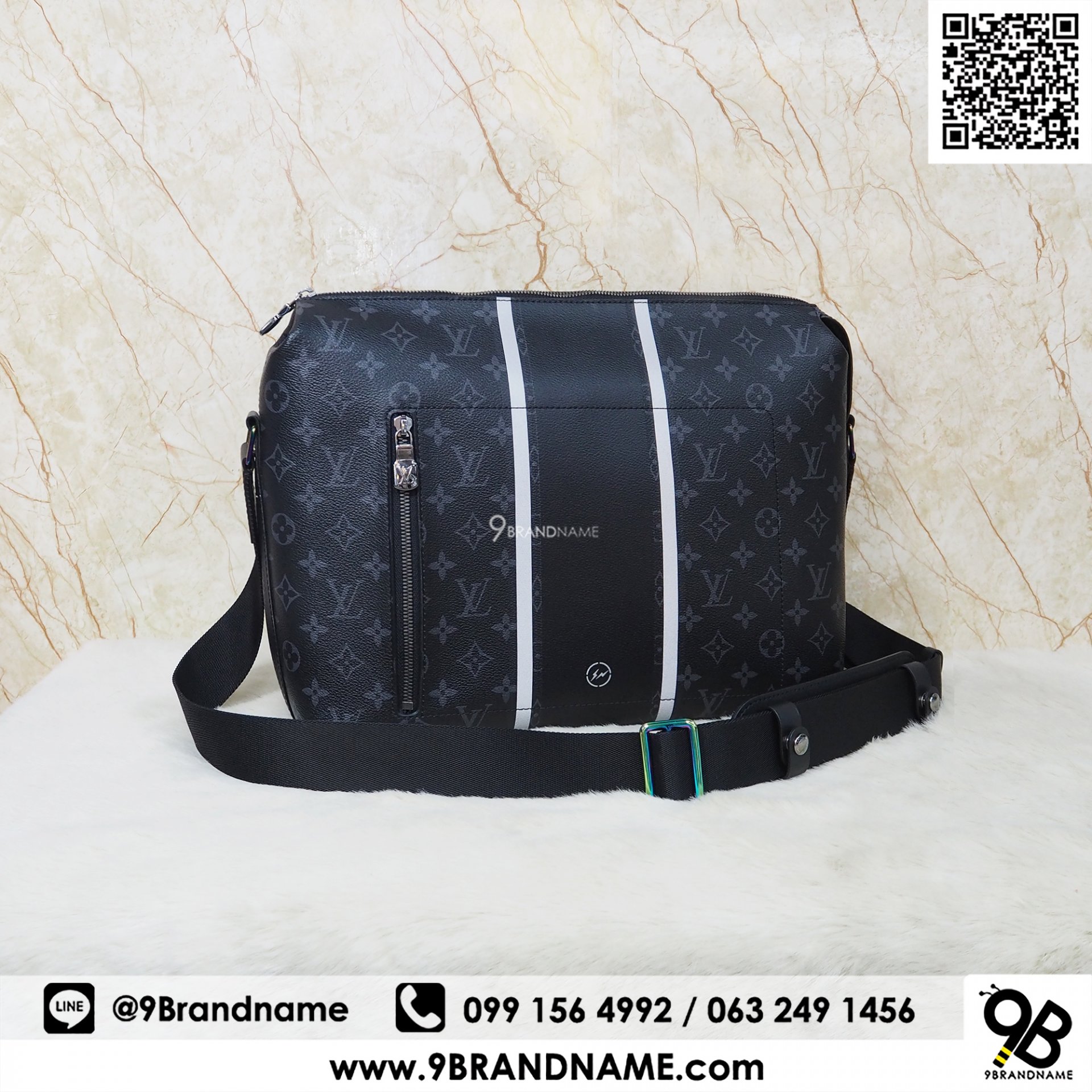 Louis​ Vuitton​ X​ Fragment Apollo Messenger​ MM​ M43411 Monogram​ Eclipse​ Canvas​