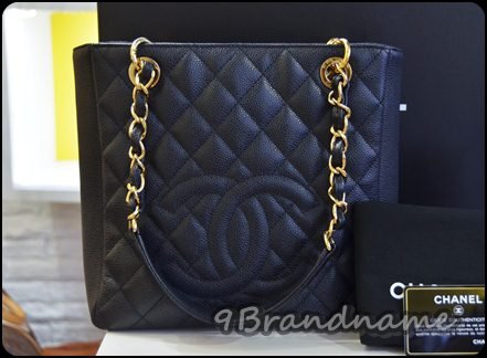 Chanel PST Petite Shopping Tote Black Caviar GHW กระเป๋าทรง Shopping ใบเล็ก สีดำคาเวีียร์ อะไหล่ทอง ใช้ง่าย ไม่หนักค่า มือสอง สภาพเหมือนใหม่