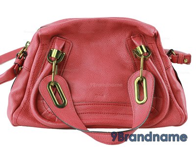 Chloe Paraty Mini Scarlet Red  - Used Authentic Bag