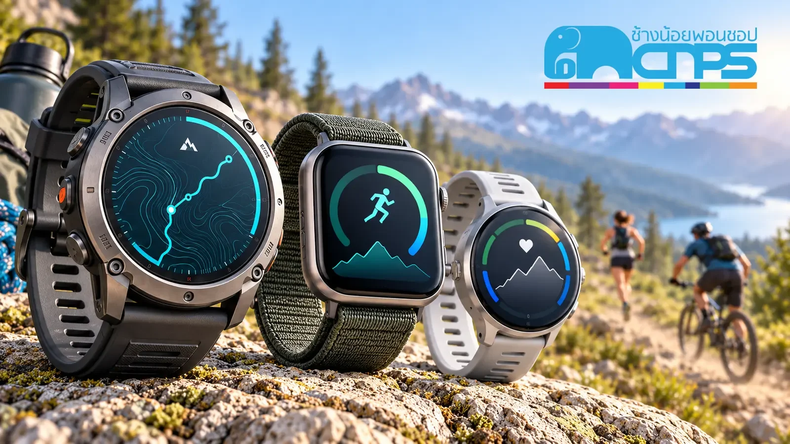 Smartwatch สำหรับวิ่งเทรล ปั่นจักรยาน และกิจกรรมกลางแจ้ง