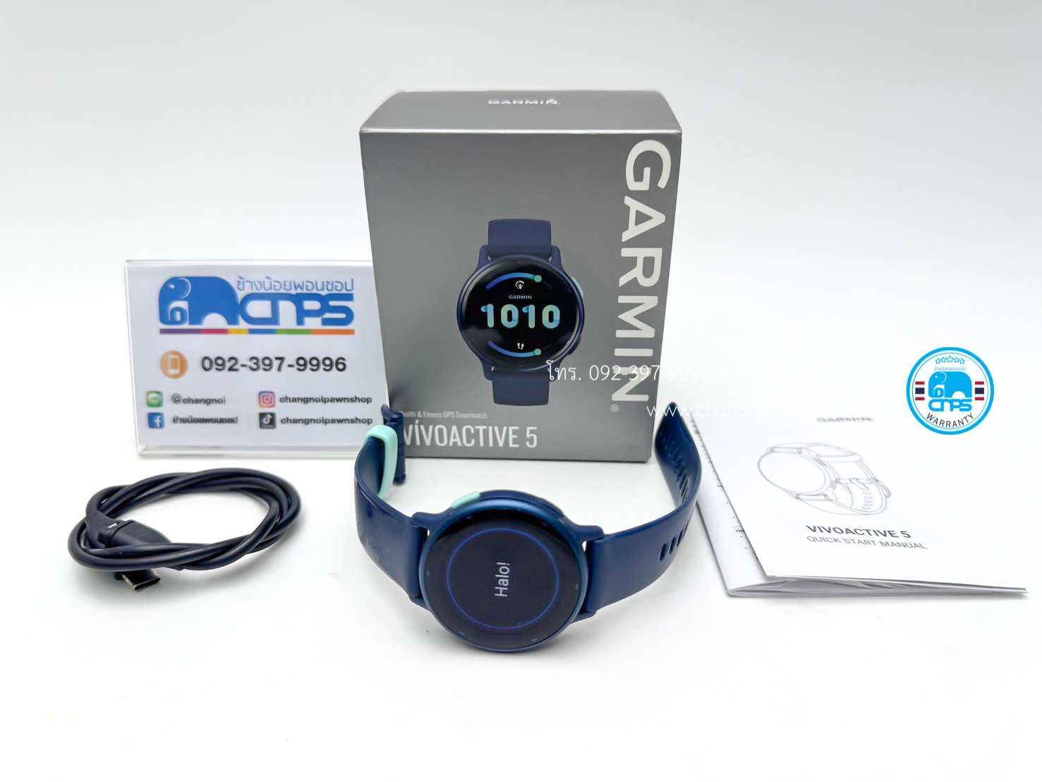 Garmin vívoactive 5 สี Navy มือสอง (C2609001S7)