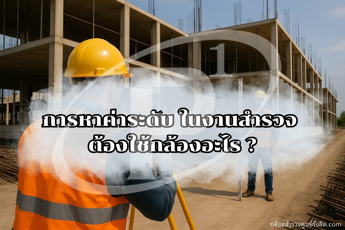 การหาค่าระดับ ในงานสำรวจ ต้องใช้กล้องอะไร ?