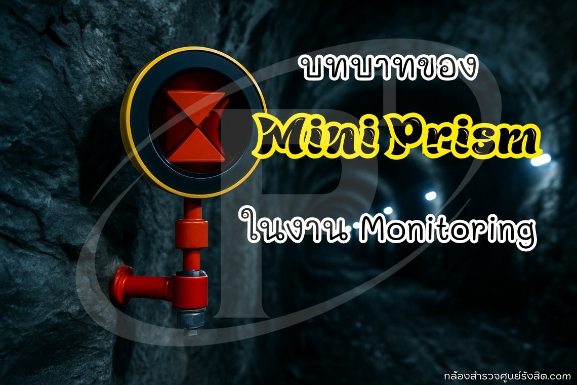 บทบาทของ Mini Prism ในงานเฝ้าตรวจสอบ (Monitoring)