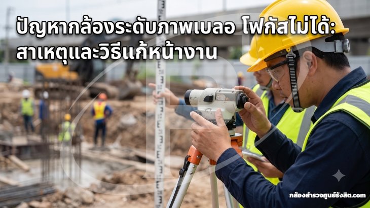ปัญหากล้องระดับภาพเบลอ โฟกัสไม่ได้: สาเหตุและวิธีแก้หน้างาน