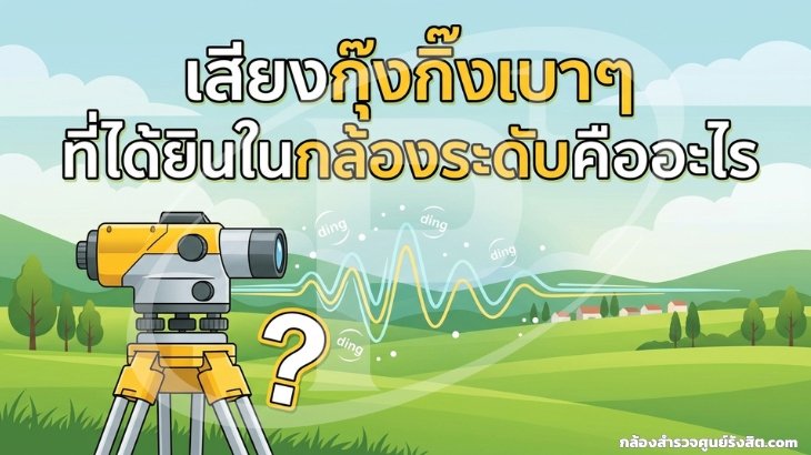 เสียงกุ๊งกิ๊งเบาๆ ที่ได้ยินในกล้องระดับคืออะไร