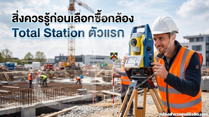 สิ่งควรรู้ก่อนเลือกซื้อกล้อง Total Station ตัวแรก