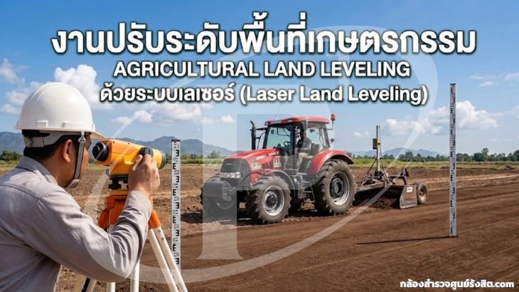 เทคนิคงานปรับระดับพื้นที่เกษตรกรรมด้วยระบบเลเซอร์ (Laser Land Leveling)