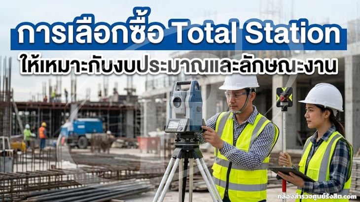 การเลือกซื้อ Total Station ให้เหมาะกับงบประมาณและลักษณะงาน