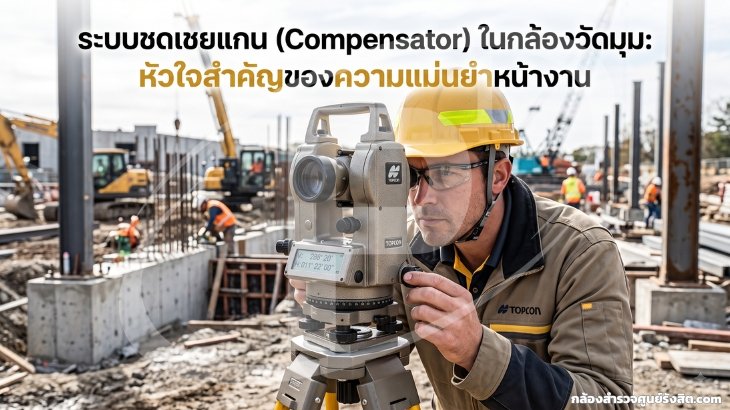 ระบบชดเชยแกน (Compensator) ในกล้องวัดมุม: หัวใจสำคัญของความแม่นยำหน้างาน